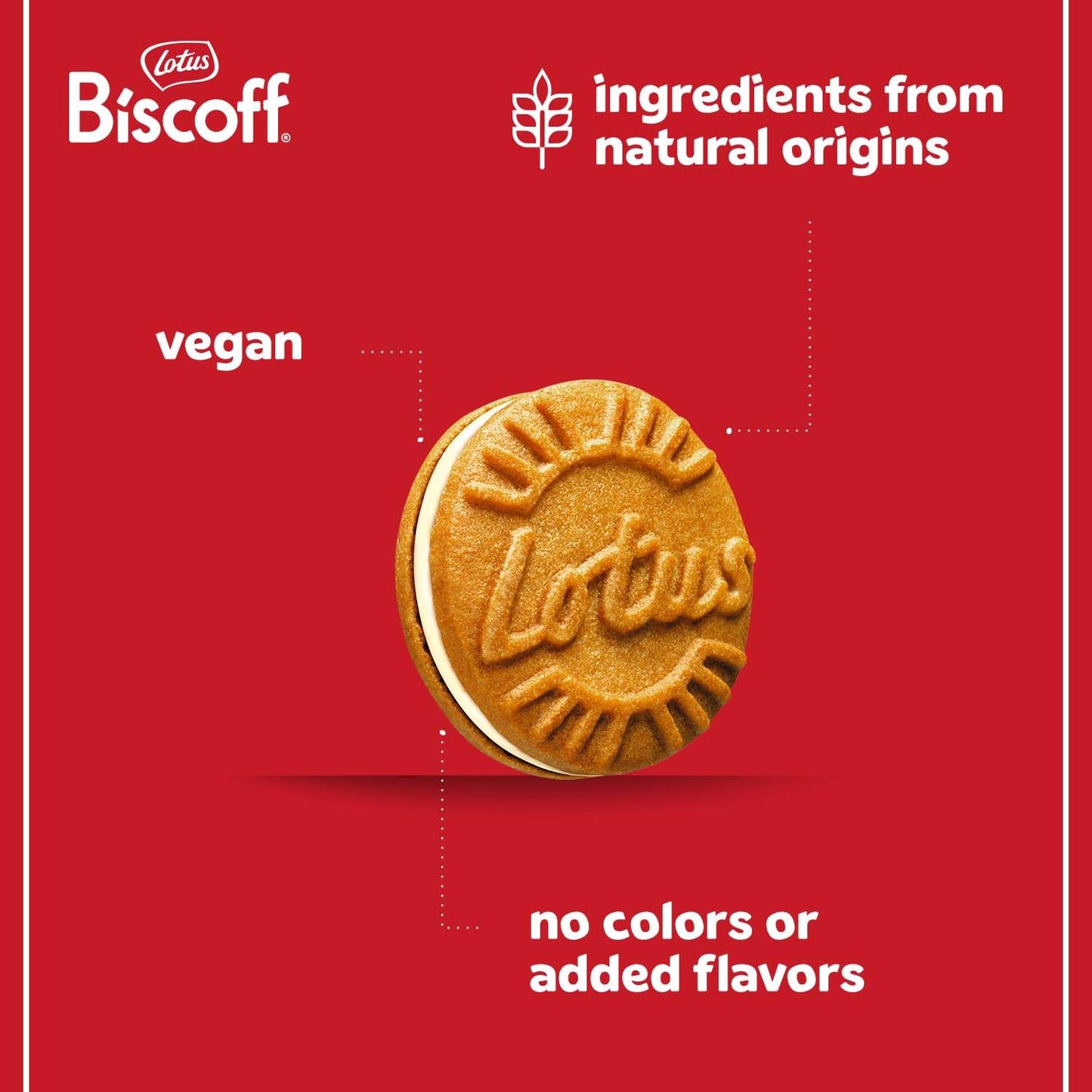 Lotus Vanilla Flavor Biscoff Sandwich Cookies, 5.29 Ounces (Pack Of 9)