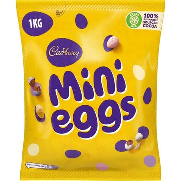 Cadbury Mini Eggs Milk Chocolate With Crisp Shell Candy, Easter Bag (35.27 Oz)