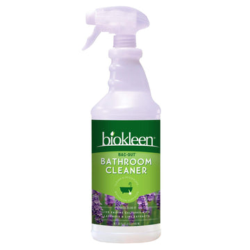Biokleen Bac-Out Bathroom Cleaner, Eco-Friendly, Non-Toxic, Plant-Based, No Artificial Fragrance, Colors Or Preservatives, 32 Ounces (Pack Of 6)