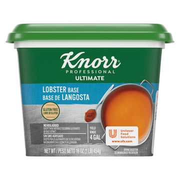 Knorr Professional Ultimate Lobster Paste Base Gluten Free, No Artificial Flavors or Preservatives, No MSG added, Colors from Na
