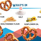 BeyondChipz Cheezy Street Low Carb Pretzels, Keto Friendly, 2g Net Carbs, 18g Protein, 8oz Bag