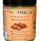 100% Pure Peanut Butter, Single Ingredient, No Salt, No Sugar, No Palm Oil, Glass Jar, Double Sealed, No Additives, Vegan, Plant