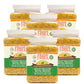 Pride Of India - PACK of 6 - Indian Split Yellow Mung Lentils - Protein & Fiber Rich Moong Dal, 1.5 Pound Jar
