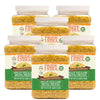 Pride Of India - PACK of 6 - Indian Split Yellow Mung Lentils - Protein & Fiber Rich Moong Dal, 1.5 Pound Jar