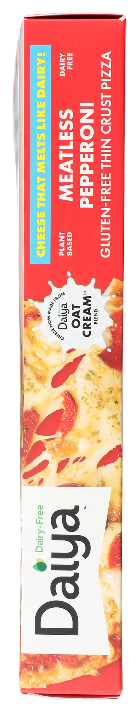Daiya, Frozen, Dairy Free Gluten Free Meatless Pepperoni Vegan Pizza, 16.7 Ounce