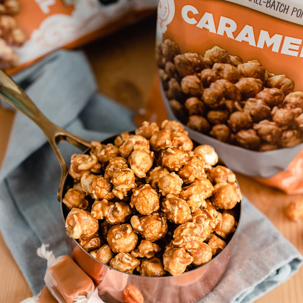 G.H. Cretors Caramel Popcorn, Non GMO, Zero Trans Fat, 8 Ounces (Pack Of 12)