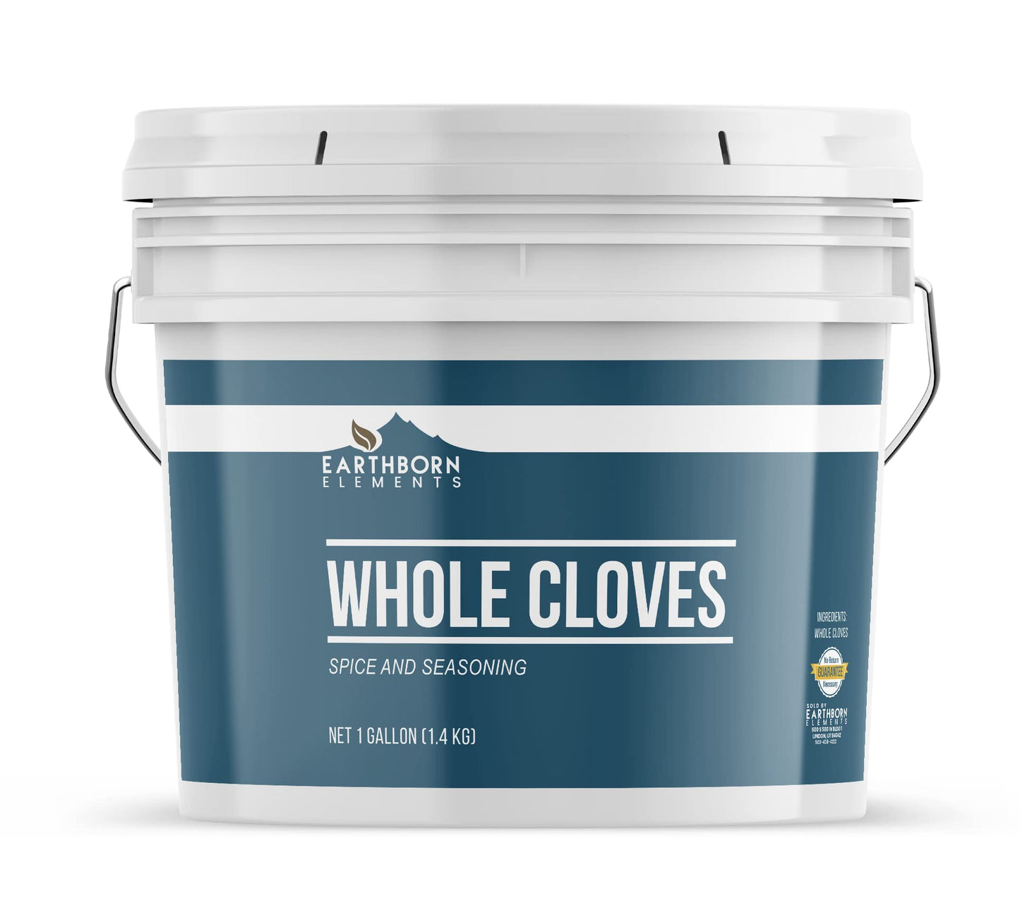 Earthborn Elements Whole Cloves, 1 Gallon Bucket, Warm Flavor, Aromatic Spice