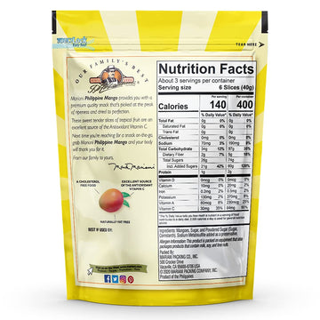 Mariani Dried Fruit, Phillippine Mango, 4 Oz