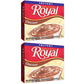Generic Royal Instant Pudding Chocolate Dessert Mix, 4 Packs, 2.03oz Each, Kosher Pareve, Red