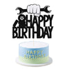 LVEUD happy birthday Cake Topper -Car enthusiasts happy Birthday Cake topper-Auto repair engineer cake decorations