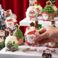 1 Bottle Edible Mixing Christmas Sprinkles 6 Santa Claus Christmas Tree | Cake Cupcakes and Ice Cream Topper Decorations | Edibl