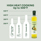 Benissimo 100% Pure Avocado Oil, Cold-Pressed Cooking Oil, 500ml Glass Bottle, Allergen-Free, Non-GMO
