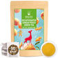 WT WEETEE Decaf Ginger Peach Green Tea Bags, 50 Count, Natural Flavor, Ideal for Iced Tea