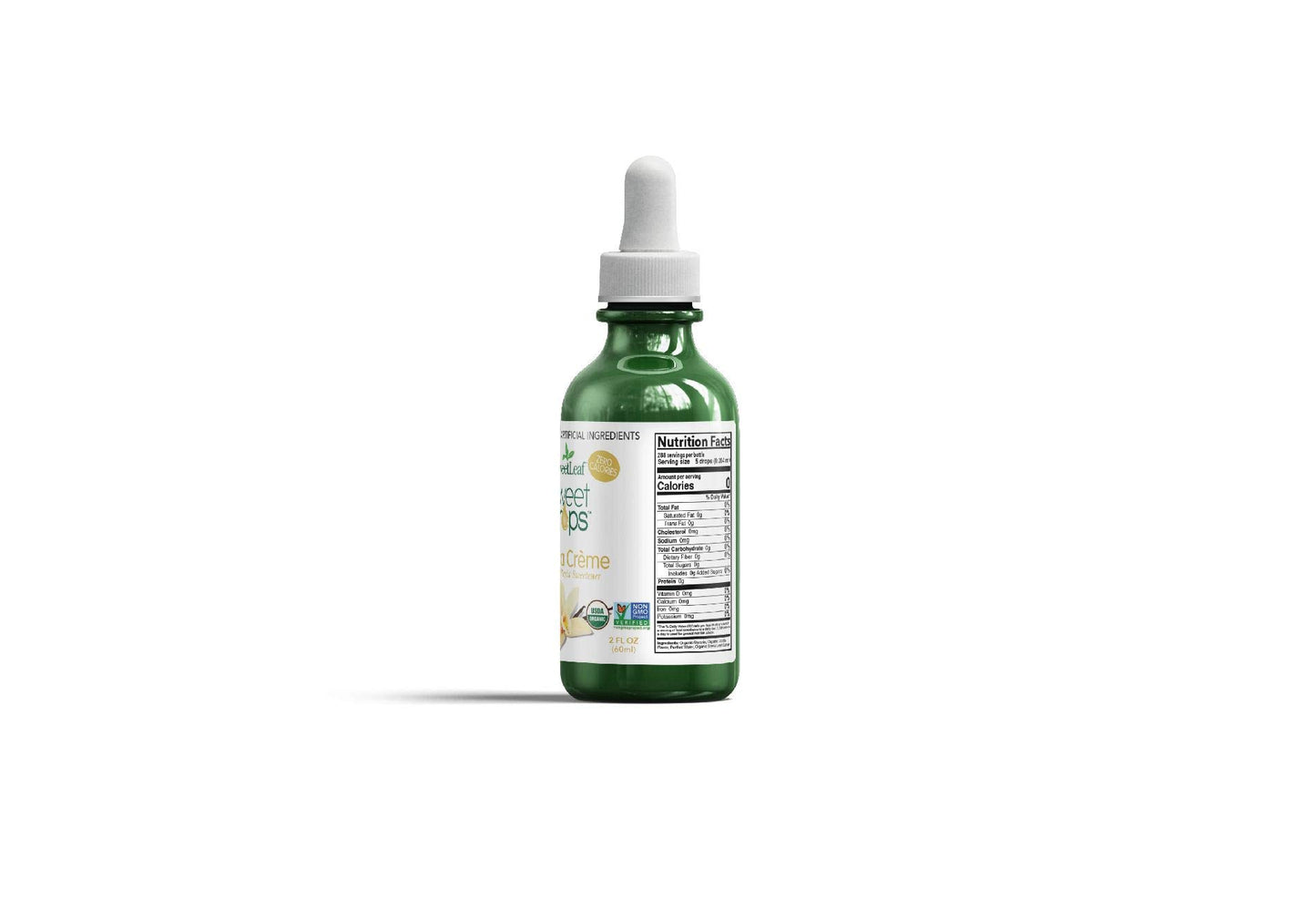 Sweetleaf Organic Sweet Drops - Flavored Stevia Liquid Sweetener, Stevia Extract, Zero Calorie, Keto Friendly, Non Gmo, Natural Flavor, Sugar Alternative - Vanilla Creme, 2 Fl Oz (Pack Of 1)