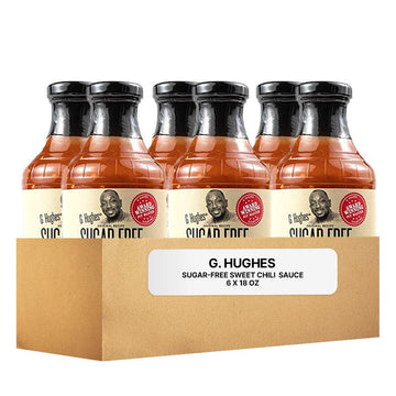 G Hughes Sugar Free Sweet Chili Sauce - Gluten Free Dipping Sauces, Sugar Free Sauce, Hot Sauce, Low Carb Red Chili Sauce, Spicy