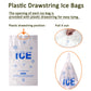 Belinlen 100 Pack 10 Lb. Plastic Drawstring Ice Bags 12 X 21 Inch Heavy-Duty Plastic Ice Bags With Plastic Drawstring (2Mil Thic