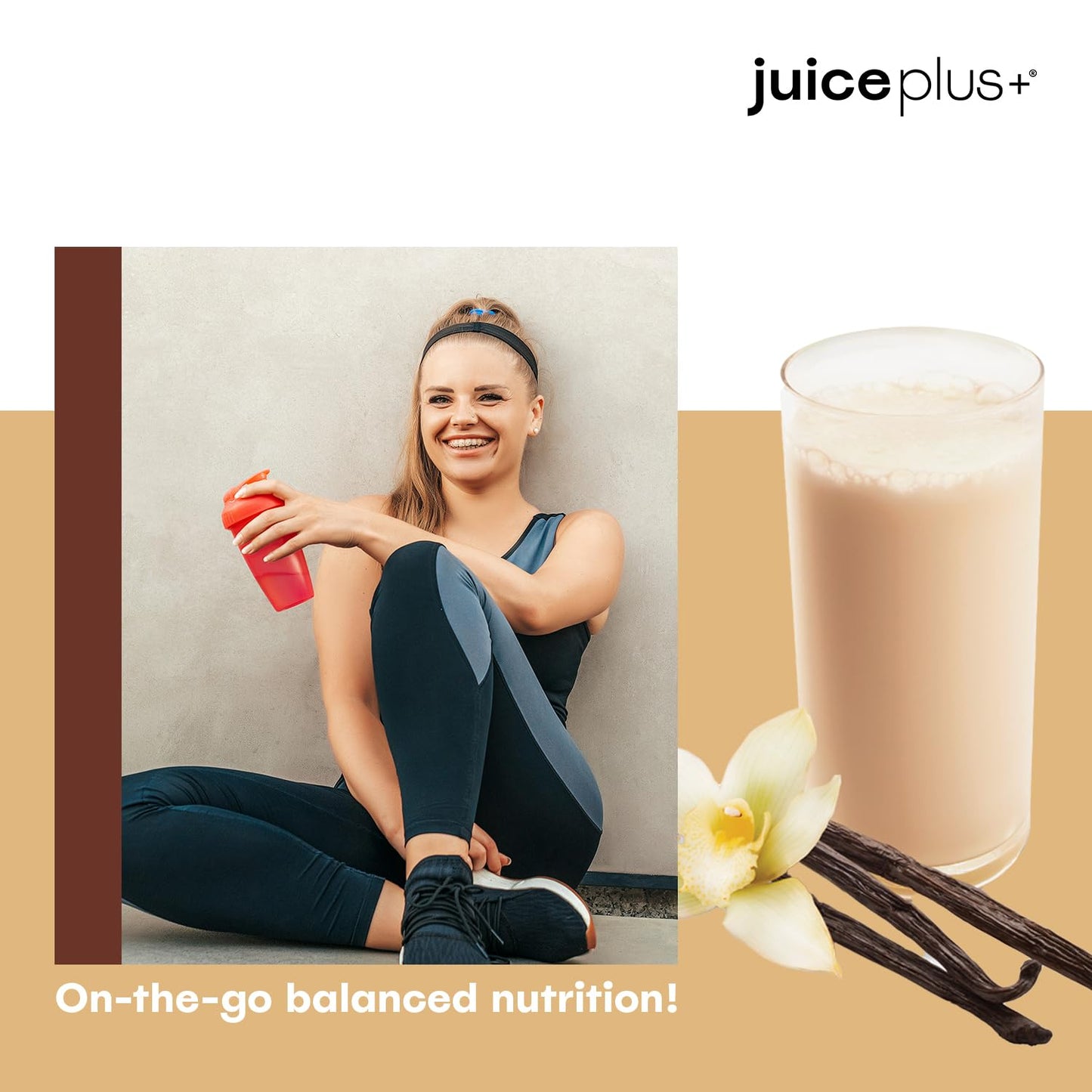 Complete by JuicePlus+ Single Serve French Vanilla Shakes - Plant-Based Nutrition - Whole Food Based Shake Powder with Protein  Fiber & Prebiotics - 30 Servings (2 Pouches  30 Servings)