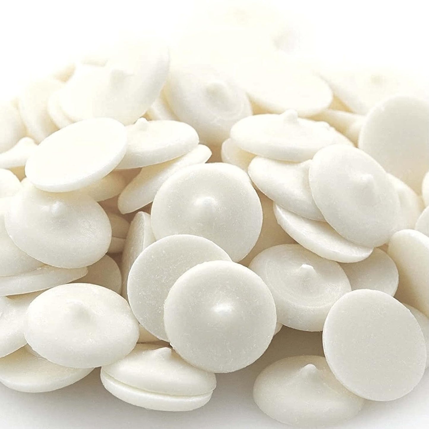 Kidu Merckens Chocolate Melting Wafers 16 Ounces Bulk Perfect For Dipping, Deserts, Baking And More - 1 Pound (Super White New)
