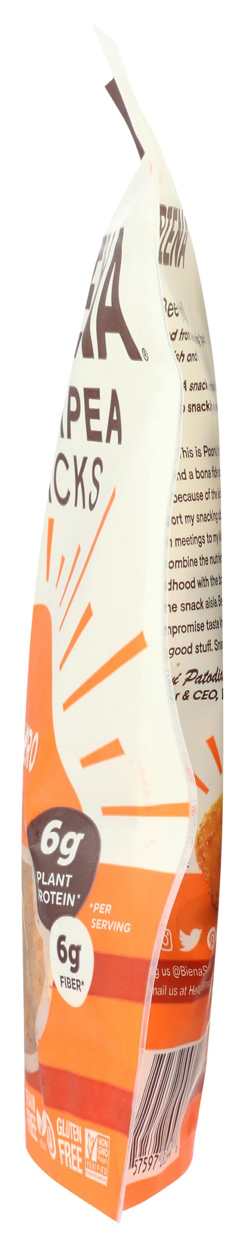 Biena Foods, Chickpea Snack Habanero, 5 Ounce