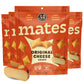 34 Degrees Mates Original Gouda Cheese Crisps - Light & Crispy Cheese Crisps | Gluten-Free, Low Calorie, Healthy Snack For Mature-Themeds & Kids - 4 Pack