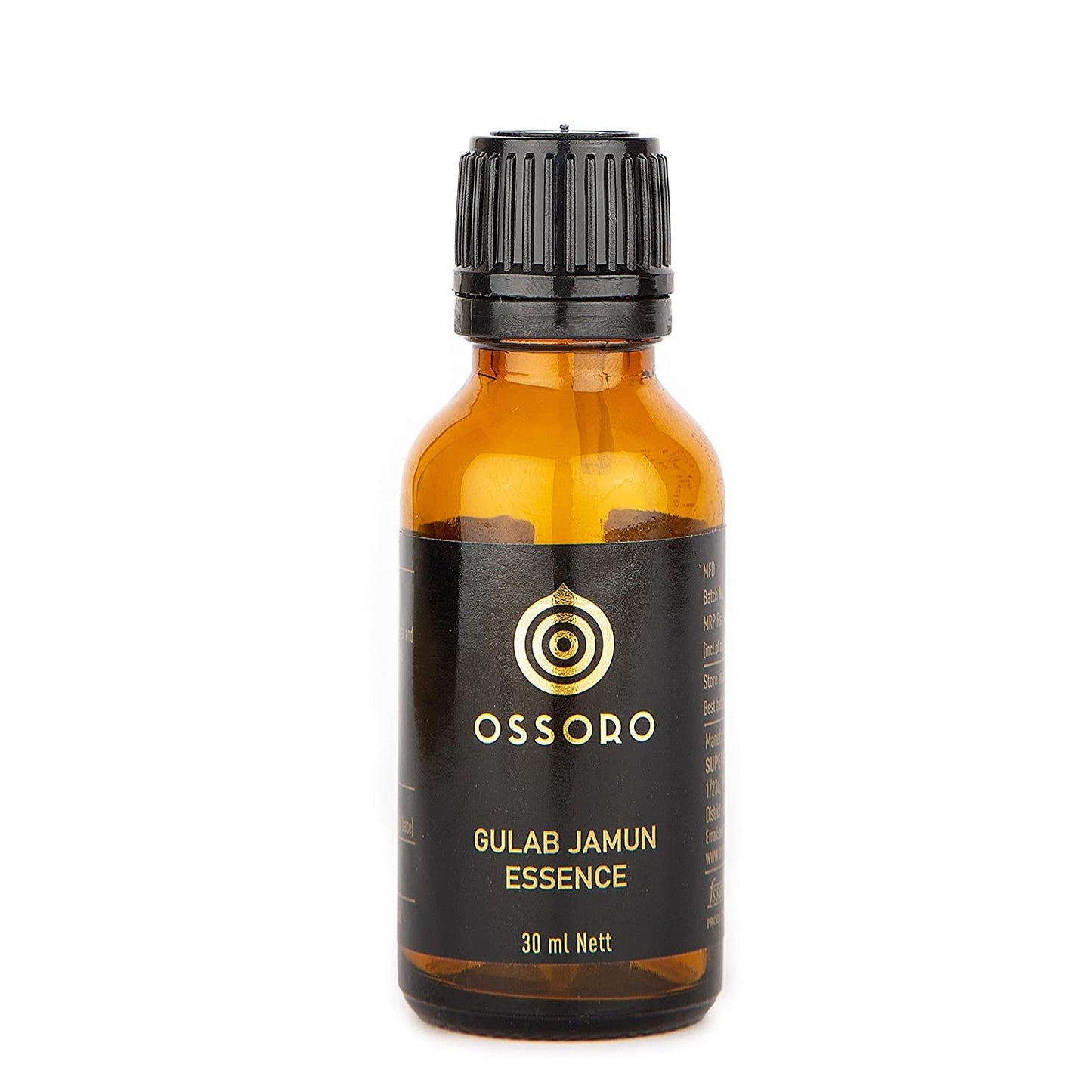 Ossoro Food Flavour Gulab Jamun Essence 100% Vegetarian Essence 1 Fl Oz With No Sugar Added Non-Gmo And Gluten-Free Used To Make Cakes  Snacks  Ice Creams  Candies  Baking