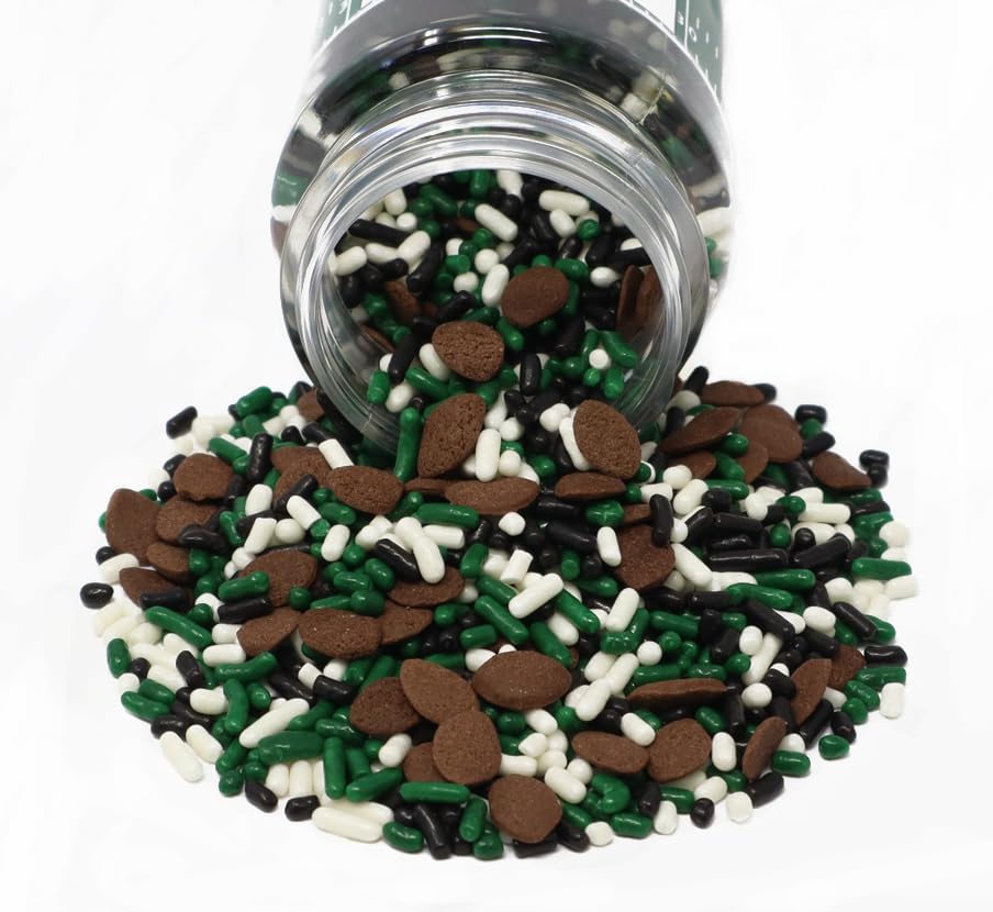 Mystic Sprinkles The Big Football Game Jimmy Mix 3Oz Bottle (Green, Black & White 3Oz)
