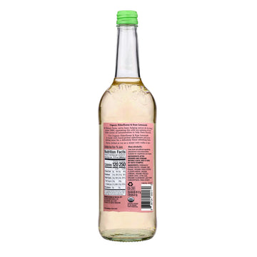 Belvoir Organic Elderflower Rose Lemonade - 25.4 Fl Oz - Delicate Floral Flavor - No Artificial Preservatives