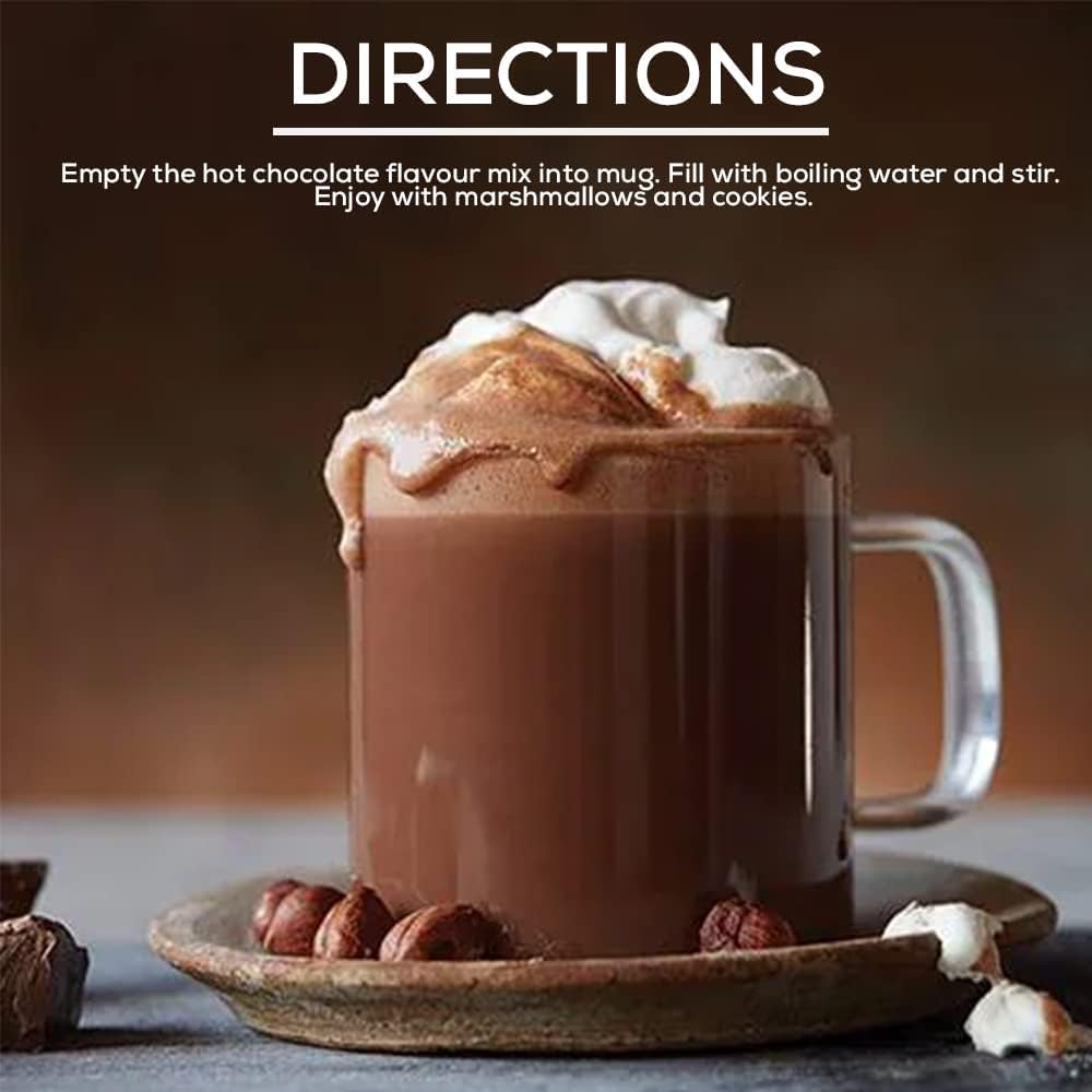 Hot Chocolate Cocoa Gift Set Mini Drinking Chocolate Different Flavors Selection Including Roasted Marshmallow Hazelnuts Gingerb