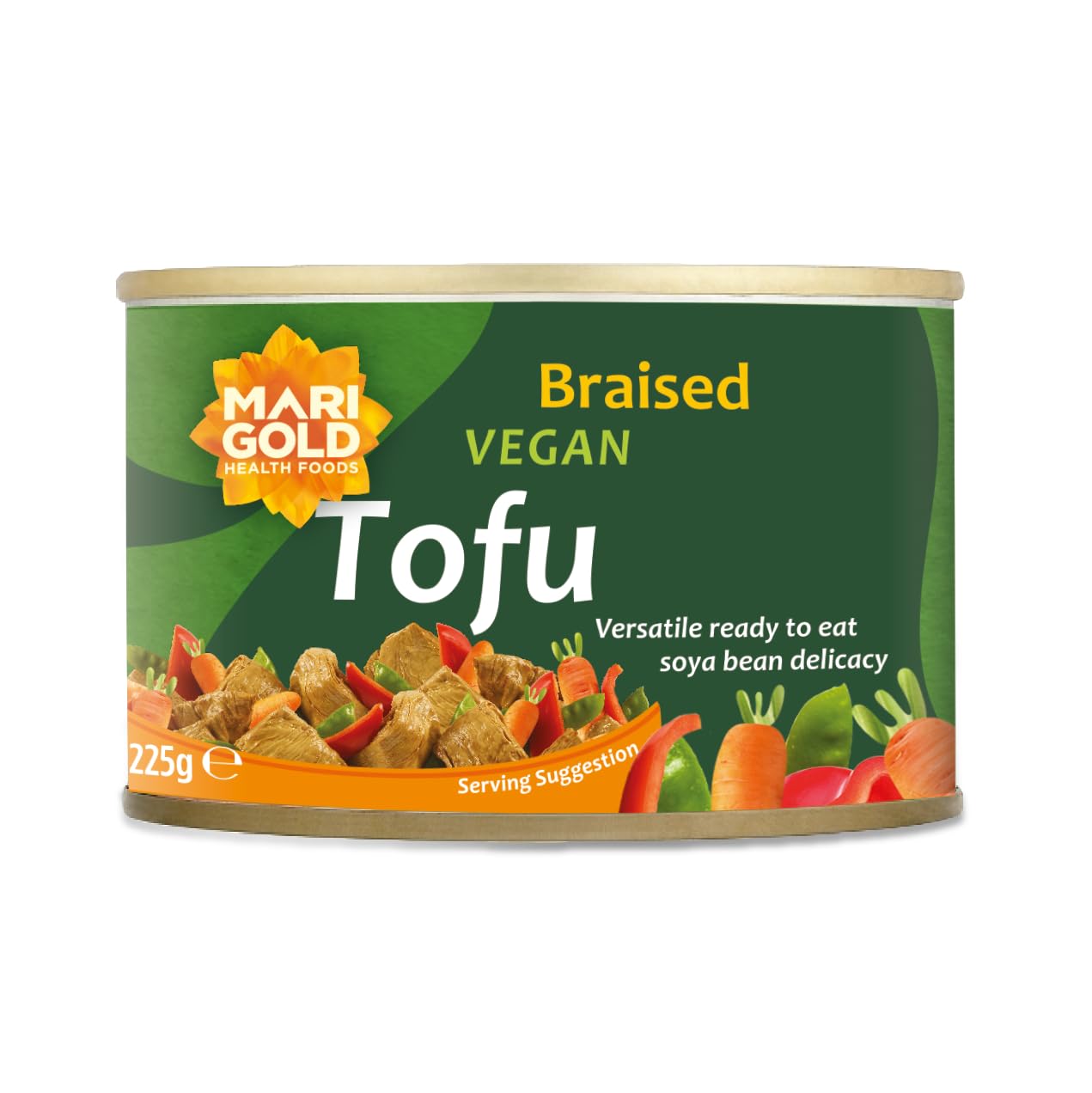 Marigold Marigold Braised Tofu 225 g (Pack of 4)