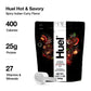 Huel Hot and Savory Instant Meal Replacement - Spicy Indian Curry - 14 Scoops - 1.47 Pound