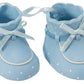 Decoset Blue Baby Booties Cake Decoration, 1 Piece Cake Topper, For Baby Shower, Birthday, Baby Celebration, Food Safe Molded Pl