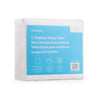 Linenspa 4 Inch Mattress Topper Cover California King - Cover Only - Machine Washable - Breathable - Non Slip - Cover For Mattre
