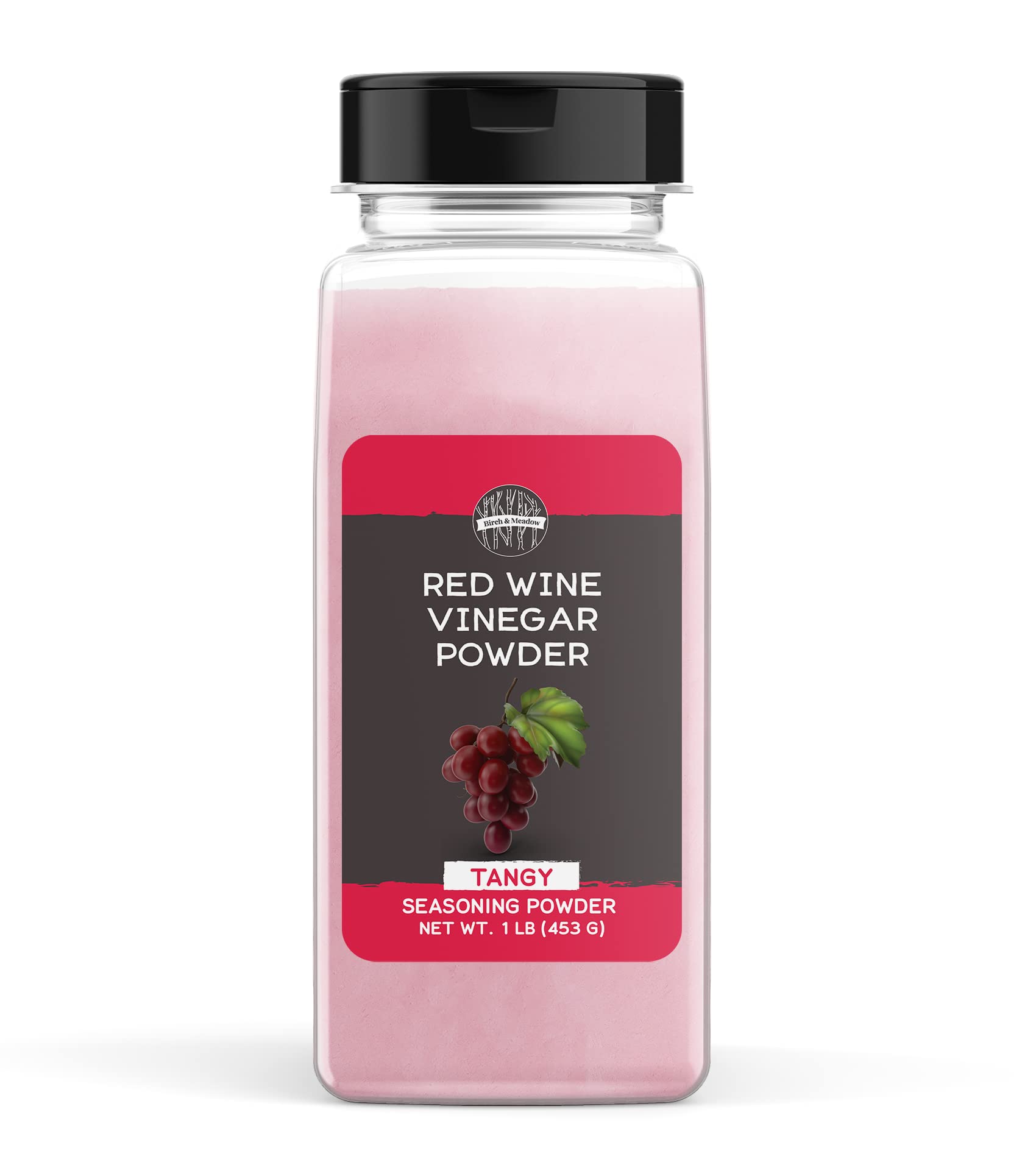 BIRCH & MEADOW Red Wine Vinegar Powder, Acidic & Tangy Flavor, 16 Ounce