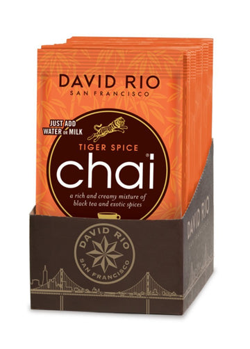 Tiger Spice Chai Tea Latte Mix, 1.24 Oz (Pack of 48), Single Serve Packets, Black Tea, Organic Spices, Dairy Free, Serve Hot or 