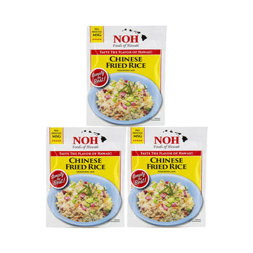 NOH Foods of Hawaii Four Serving Seasoning Packets, 1.5 oz, Pack of 3, Ideal for Chinese Fried Rice