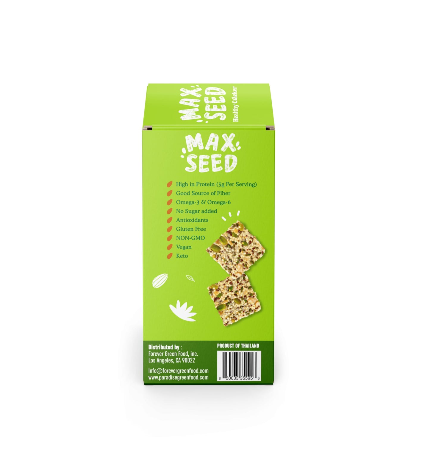 Paradise Green Max Seed Healthy Cracker