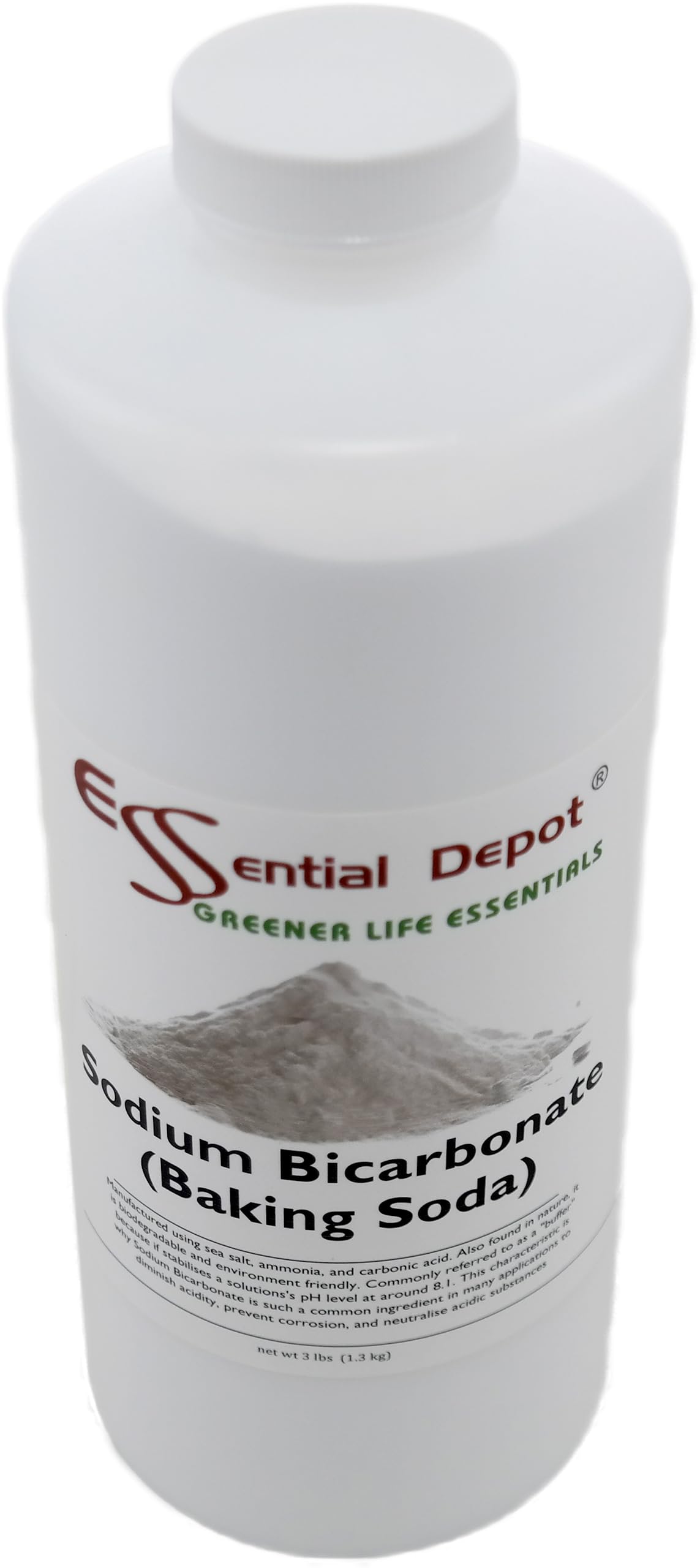 Baking Soda - Sodium Bicarbonate - 3 Lbs - Minimum 99% Bicarbonate (Nahco3)