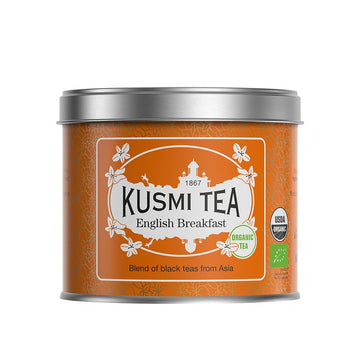 Kusmi Tea - English Breakfast - Organic English Breakfast Black Tea - Ceylon & Assam Black Teas - Smooth, Flavourful, Robust, Ca