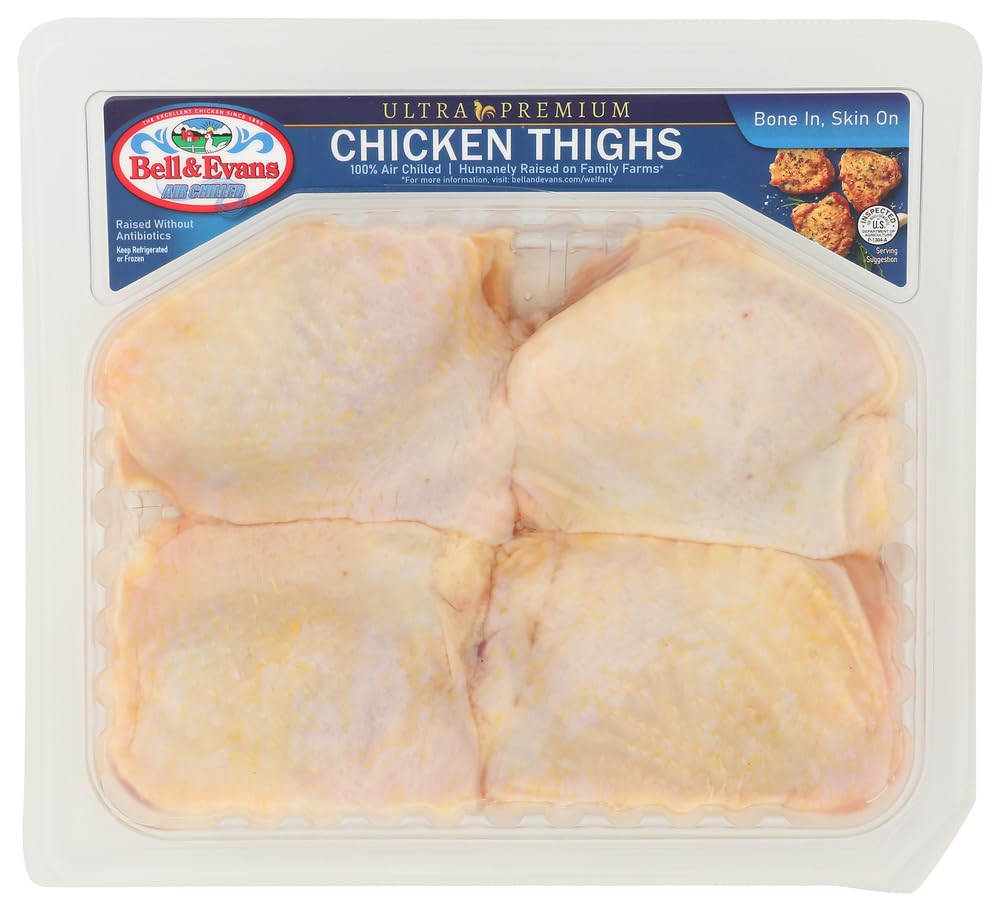 Bell & Evans, Chicken Thigh Bone-In Air Chilled Tray Pack Step 2