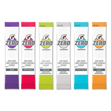 G Zero Thirst Quencher Powder Packets, 0.10 Oz Individual Packets (60 Count) (Variety)