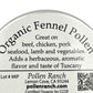 Pollen Ranch's Organic Fennel Pollen Spice, Perfect for Cooking and Seasoning with Fennel Flavor, Made from Premium Organic Fenn