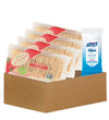 Rosemary Crackers - 4x La Panzanella Rosemary-Mini Croccantini-Crackers 6 oz Bundle with Hand Sanitizing Wipes - Crisp Artisan S