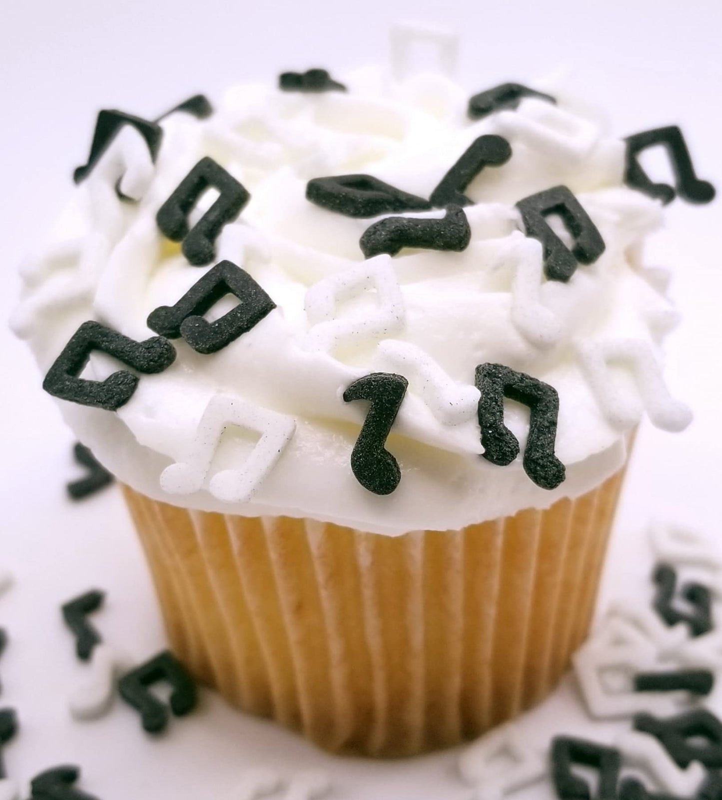 Ncs Black & White Music Notes Edible Candy Sprinkles, 8 Ounces - Great For Cupcakes, Cookies, Cakes, Cake Pops, And Party Tables