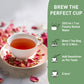 HANDPICK Rose Tea Bags, Non-GMO, Caffeine Free with Chamomile & Tulsi, 50 Count