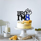 Bro I'M 8 Cake Topper- 8Th Birthday Cake Picks, Officially Teenager Cake Topper, Boy 8Th Birthday Cake Decorations - 8 Years Old