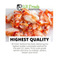 Fresh Monkfish Fish Fillet | 9 Lbs (18 Pcs) | Premium Seafood | Boat-To-Table | Healthy Meals