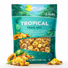 Tropical Trail Mix Nuts Dried Fruit Blend 40 oz Snack Bag Almond Cashew Mango Pineapple Papaya Banana Chips Healthy Treat Lunchb