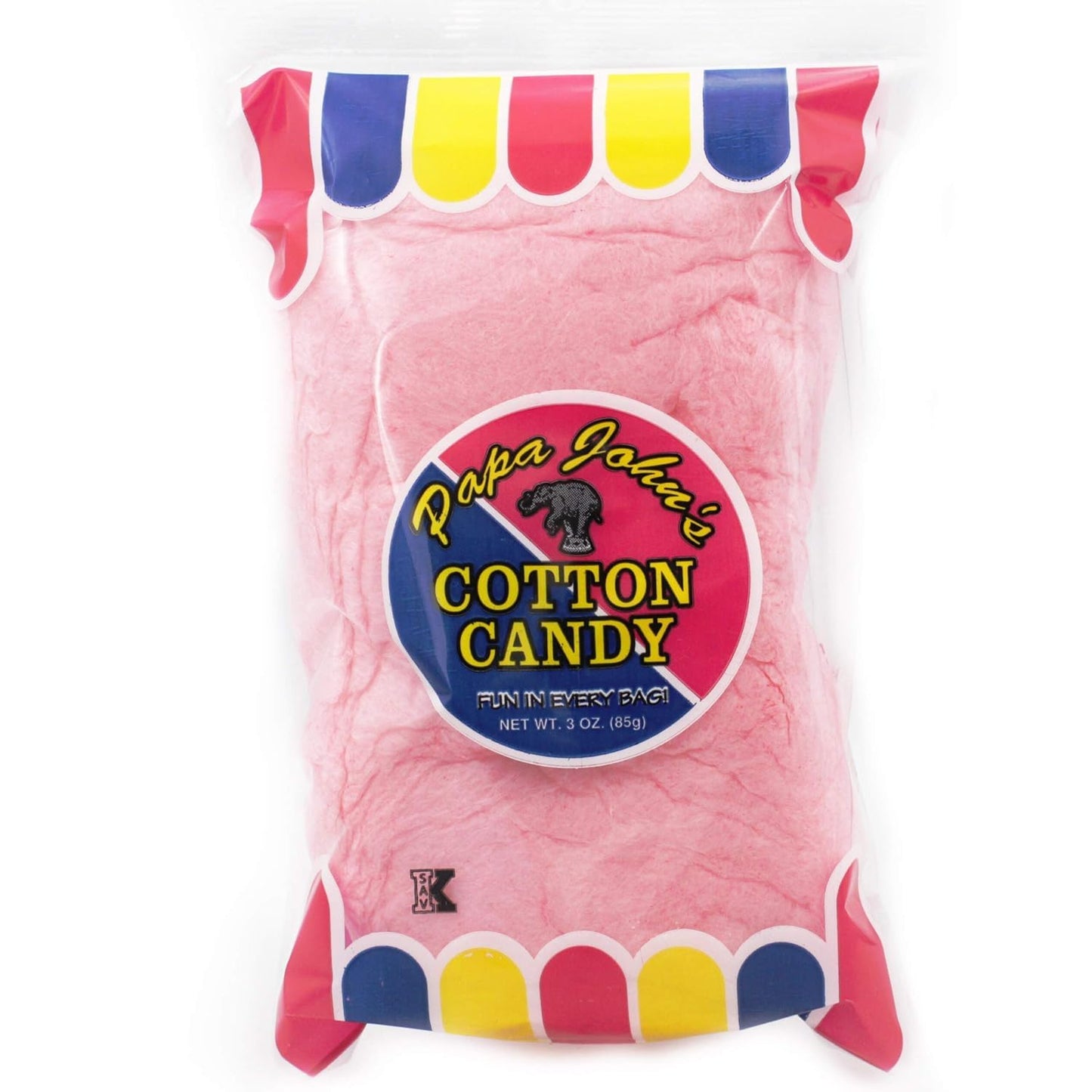 Fruidles Cotton Candy Blue And Pink Party Flavors Supplies Birthday Treats For Kids, Kosher, 3Oz Bag (24-Pack)