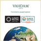 Vahdam, Chamomile Herbal Tea Bags (15 Count) Caffeine Free, Non Gmo, Gluten Free | 100% Pure Herbal Tisane - Sweet & Floral | Whole Leaf Tea Bags | Resealable Ziplock Pouch