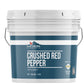 Earthborn Elements Crushed Red Pepper Flakes 1 Gallon Bucket, Pizza Topping, Hot & Spicy Flavor